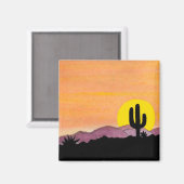 Southwest Sunset Magnet (Voorkant / Achterkant)