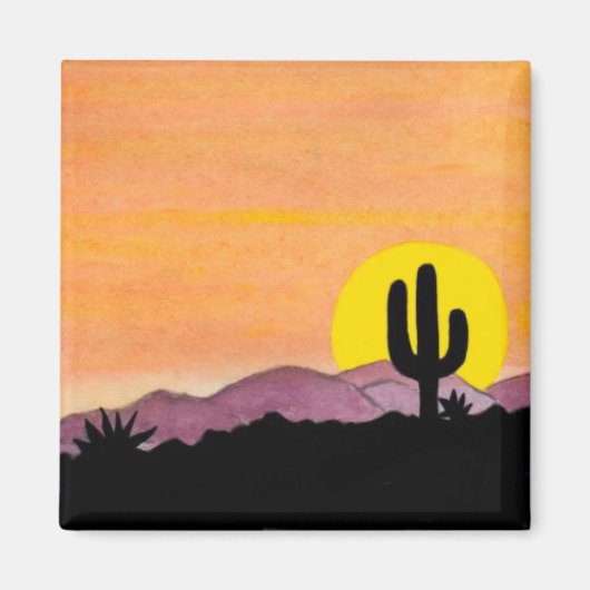 Southwest Sunset Magnet (Voorkant)