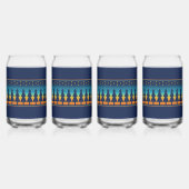 Southwest Sunset Pines Blue Blikvorm Glas (Rechts)