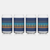 Southwest Sunset Pines Blue Blikvorm Glas (Links)