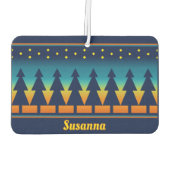 Southwest Sunset Pines Design gepersonaliseerd Luchtverfrisser (Achterkant)