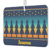 Southwest Sunset Pines Design gepersonaliseerd Luchtverfrisser (Links)