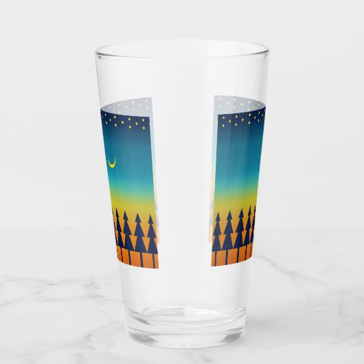 Southwest Sunset Pines Moon Glas (Rechts)