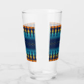 Southwest Sunset Pines Pattern Glas (Links)