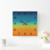 Southwest Sunset Vierkante Klok (Huis)