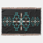 Southwest Symmetry Throw Blanket Deken (Voorkant)