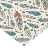 Southwest Table Runner Feathers Pijlen Motief Lange Tafelloper (Hoek)