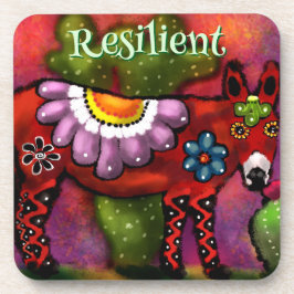 Southwest Talavera-Style Donkey Personalized Bier Onderzetter