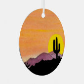 Southwest Theme Metal Ornament (Voorkant Rechts)