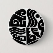 Southwest Tortuga Ronde Button 5,7 Cm (Voorkant)