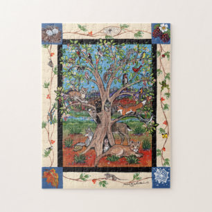 Southwest Tree Animal Four Seasons Puzzle Legpuzzel