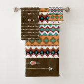 Southwest Tribal Bath Towel Set Bad Handdoek (Insitu)