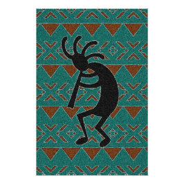 Southwest Tribal Kokopelli Perfect Poster