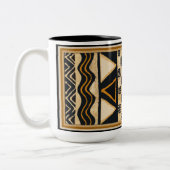 Southwest Tribal Native American Design Tweekleurige Koffiemok (Links)