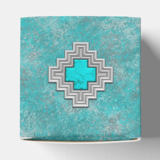 Southwest Turquoise Bedankdoosjes (Bovenkant)