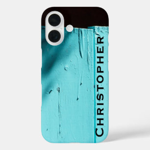 Southwest Turquoise Door iPhone XR XS XS Max Naam 16 Hoesje