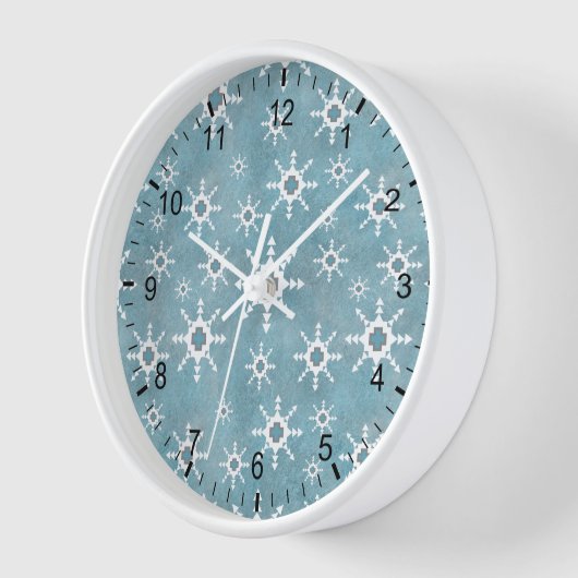 Southwest Turquoise Geometric Snowflake Framed (Hoek)