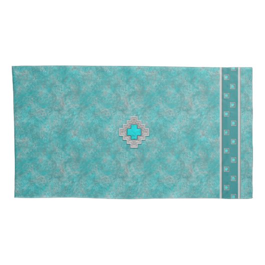 Southwest Turquoise Kussensloop (Achterkant-Rechts)