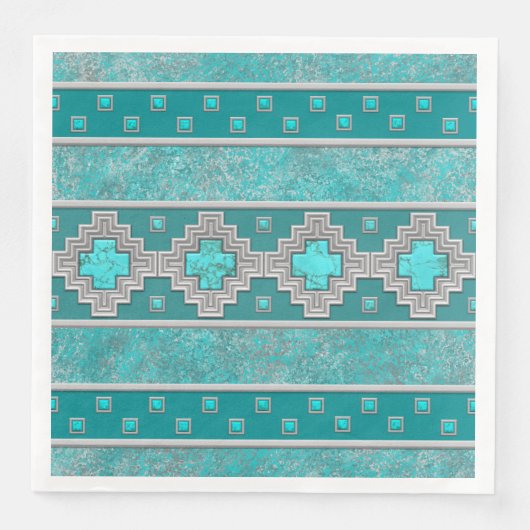 Southwest Turquoise Servetten (Voorkant)