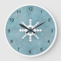 Southwest Turquoise Winter Snowflake Geometric
