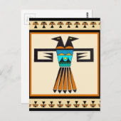 Southwest Twin Bird Head Briefkaart (Voorkant / Achterkant)