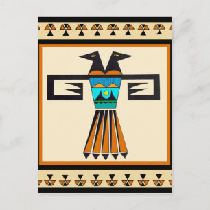 Southwest Twin Bird Head Briefkaart