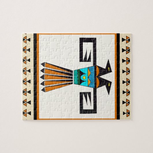 Southwest Twin Bird Head Legpuzzel (Horizontaal)