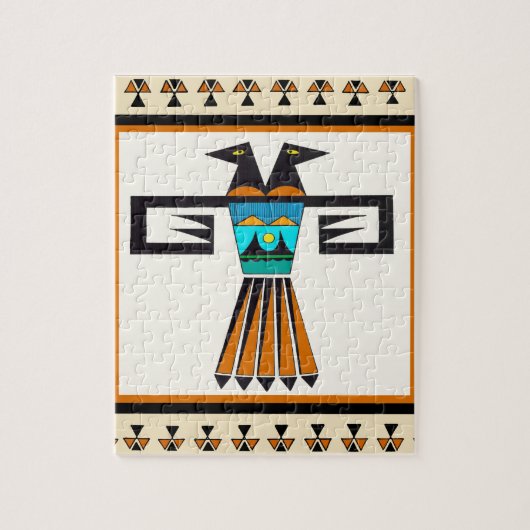 Southwest Twin Bird Head Legpuzzel (Verticaal)