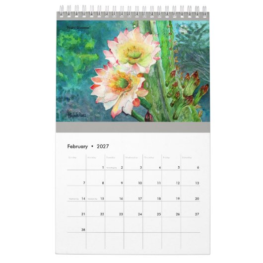 Southwest Wanderings Calendar Kalender (Feb 2027)