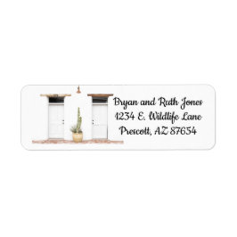 Southwest White Entry Etiket