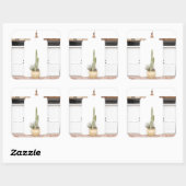 Southwest White Entry Vierkante Sticker (Vel)