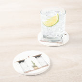 Southwest White Entry Zandsteen Onderzetter (Zijkant)