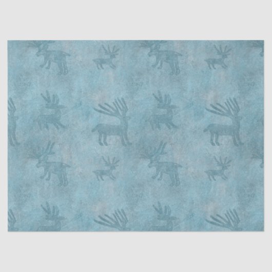 Southwest Winter Deer Tissuepapier (Voorkant)
