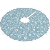 Southwest Winter Snowflakes Kerstboom Rok (Gekanteld)