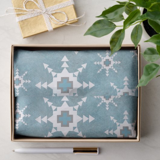 Southwest Winter Snowflakes Tissuepapier (Geschenk)