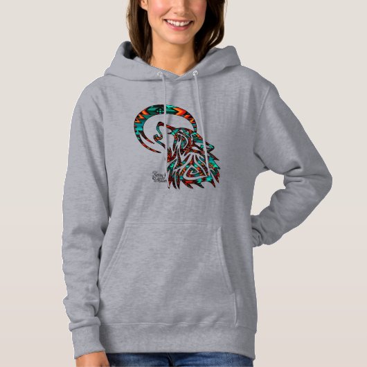Southwest Wolf Hoodie (Voorkant)