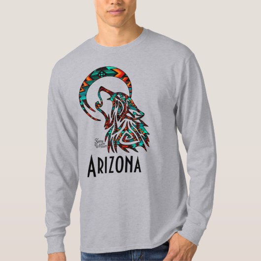 Southwest Wolf T-Shirt (Voorkant)