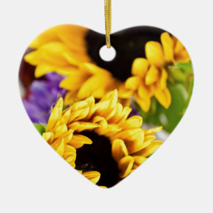 Southwest Yellow Sunflower Keramisch Ornament