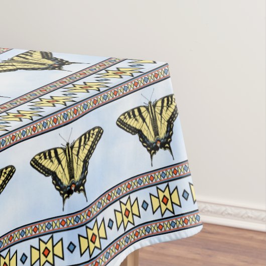 Southwest Yellow Swallowtail Butterflies Large Tafelkleed (Voorbeeld)