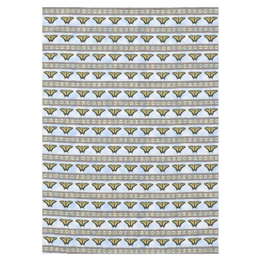 Southwest Yellow Swallowtail Butterflies medium Tafelkleed (Voorkant)