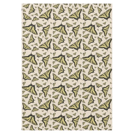 Southwest Yellow Swallowtail Butterflies medium Tafelkleed (Voorkant)