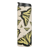 Southwest Yellow Swallowtail Butterflies Patroon Thermosbeker (Geroteerd rechts)