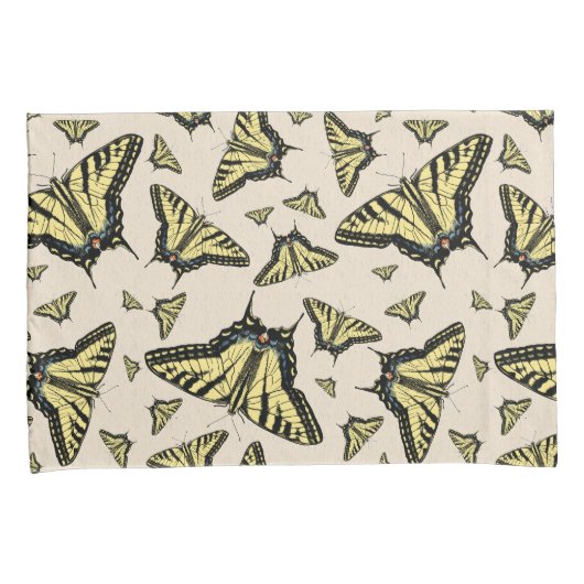 Southwest Yellow Swallowtail Butterflies Standard Kussensloop (Voorkant-Rechts)