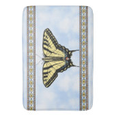 Southwest Yellow Swallowtail Butterfly Blue Sky Badmat (Voorkant Verticaal)