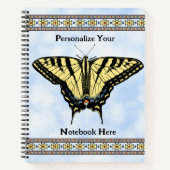 Southwest Yellow Swallowtail Butterfly Custom Notitieboek (Voorkant)