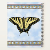 Southwest Yellow Swallowtail Butterfly Custom Planner (Achterkant)