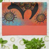 SOUTHWESTELIJKE BEER ART THEEDOEK (Gevouwen)