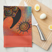 SOUTHWESTELIJKE BEER ART THEEDOEK (Quarter Fold)