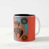 SOUTHWESTELIJKE BEER ART TWEEKLEURIGE KOFFIEMOK (Voorkant rechts)