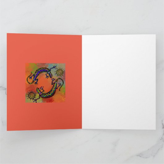 SOUTHWESTELIJKE LIZARD KAART (Binnen)